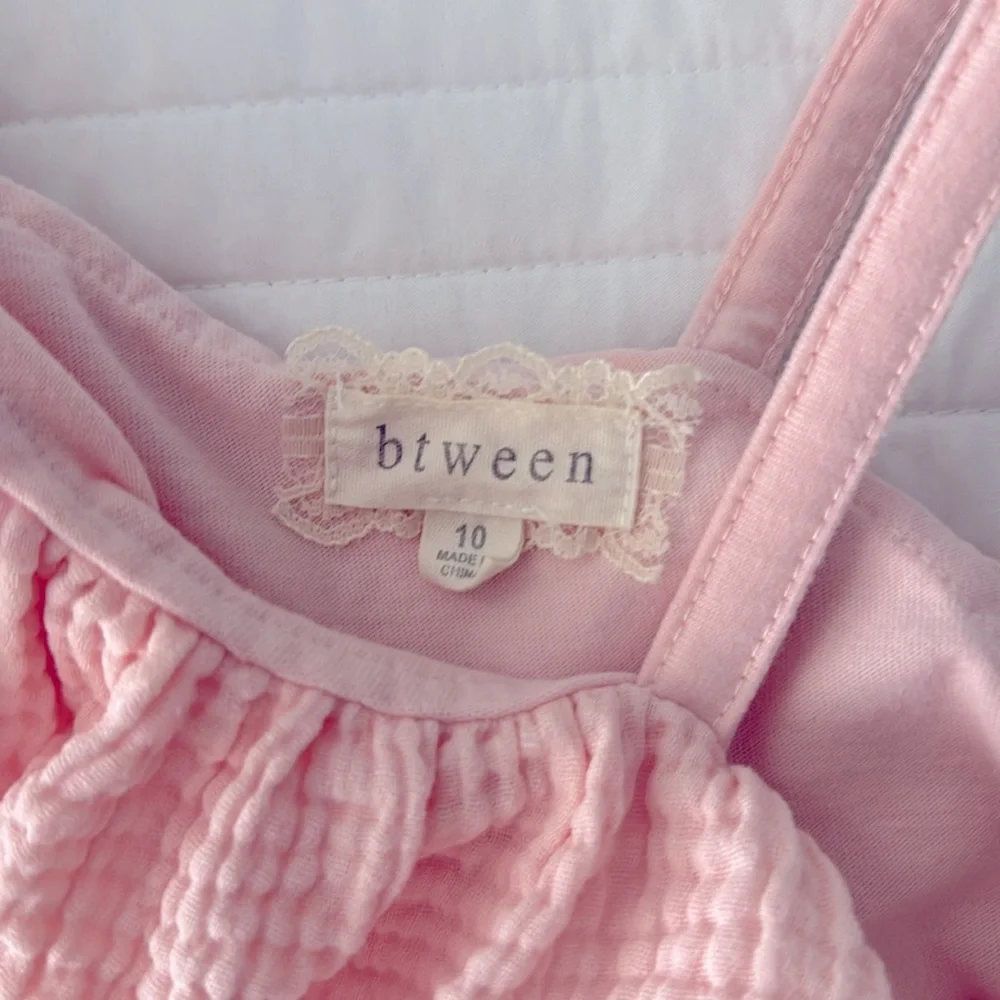 Pink One-Shoulder Ruffle Top from btween - Picture 2 of 3
